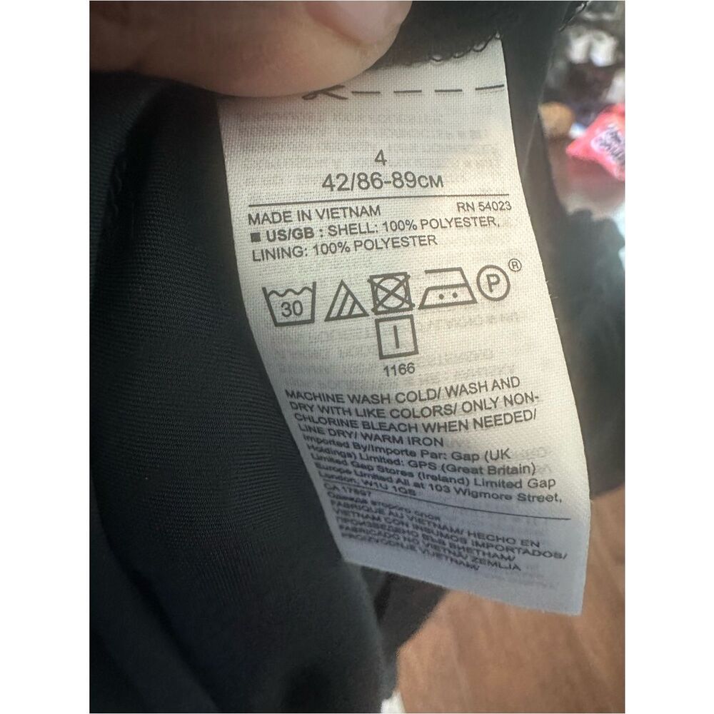 Banana Republic Black Semi-sheer Pleated Midi Length Dress 4 - Picture 5 of 6